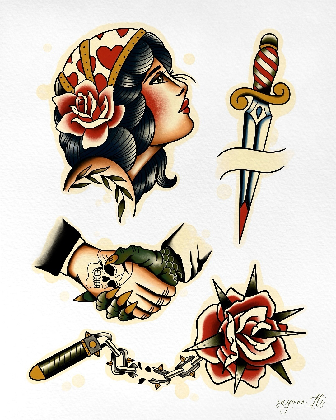 Tatouage par Saymon Tattoo