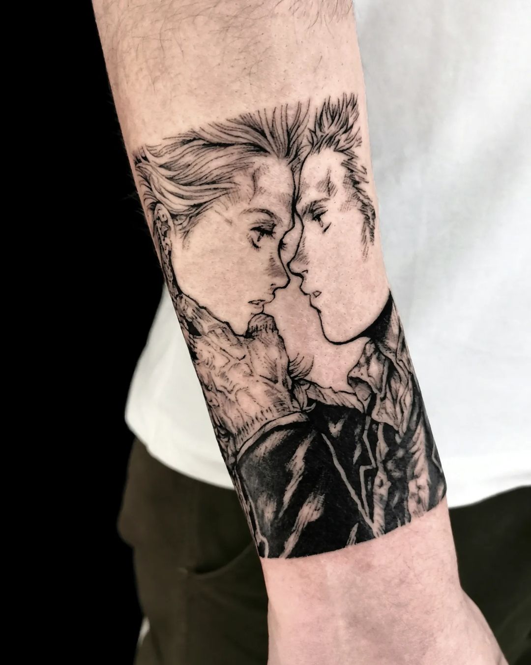 Tatouage par Guillaume M'bure