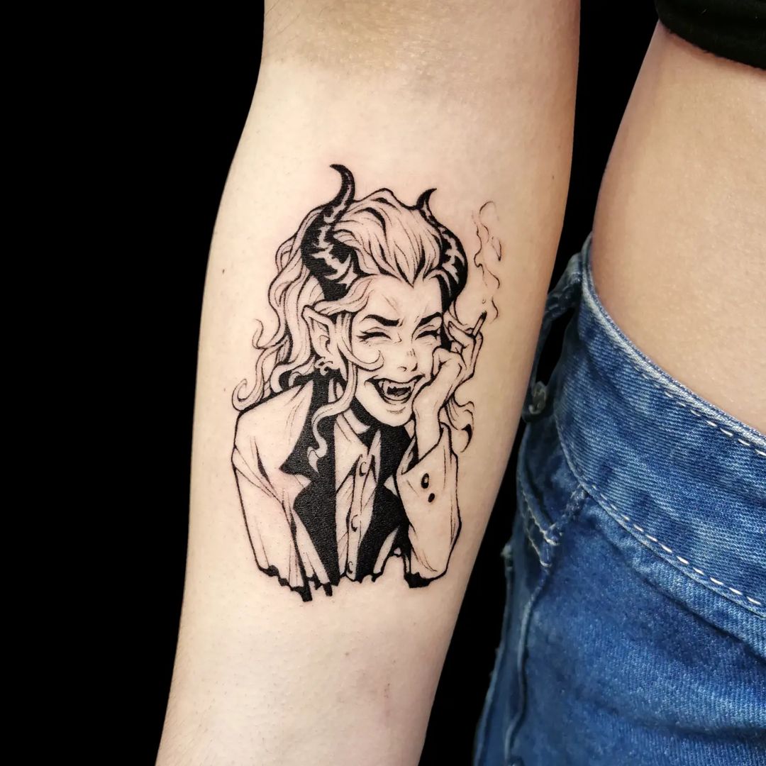 Tatouage par Guillaume M'bure