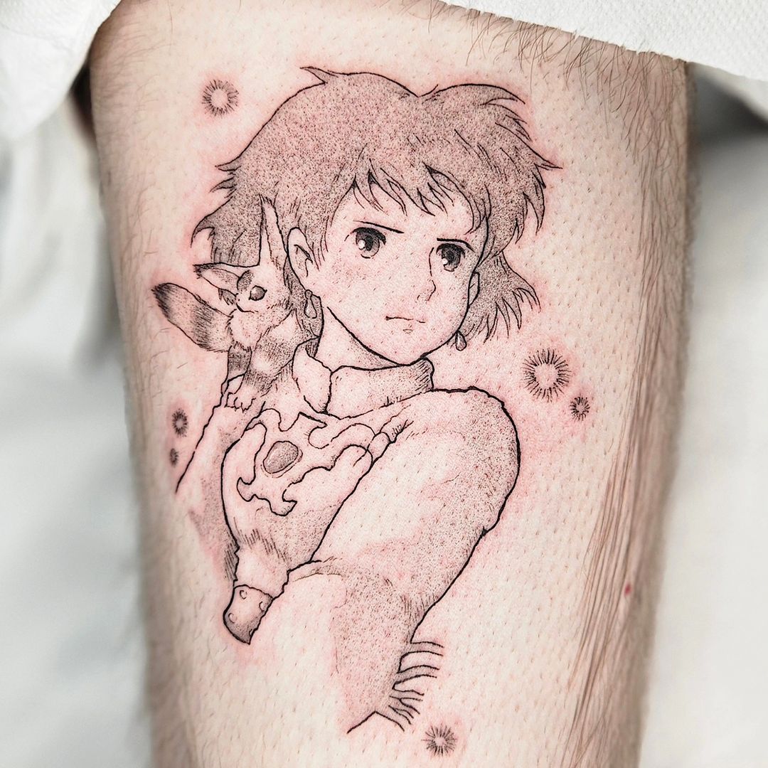 Tatouage par Pommalo Tattoo