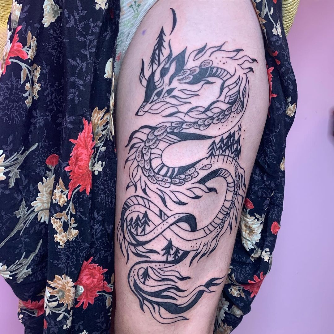 Tatouage par Rou Bignol