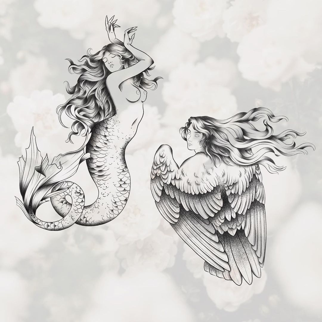 Portfolio de Dame Eboshi Chloe Tatouage Nantes