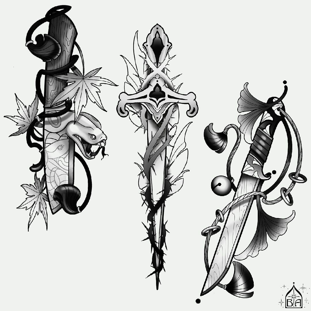 Tatouage par Bonny Addams Neotraditional. Ornemental . Art Nouveau