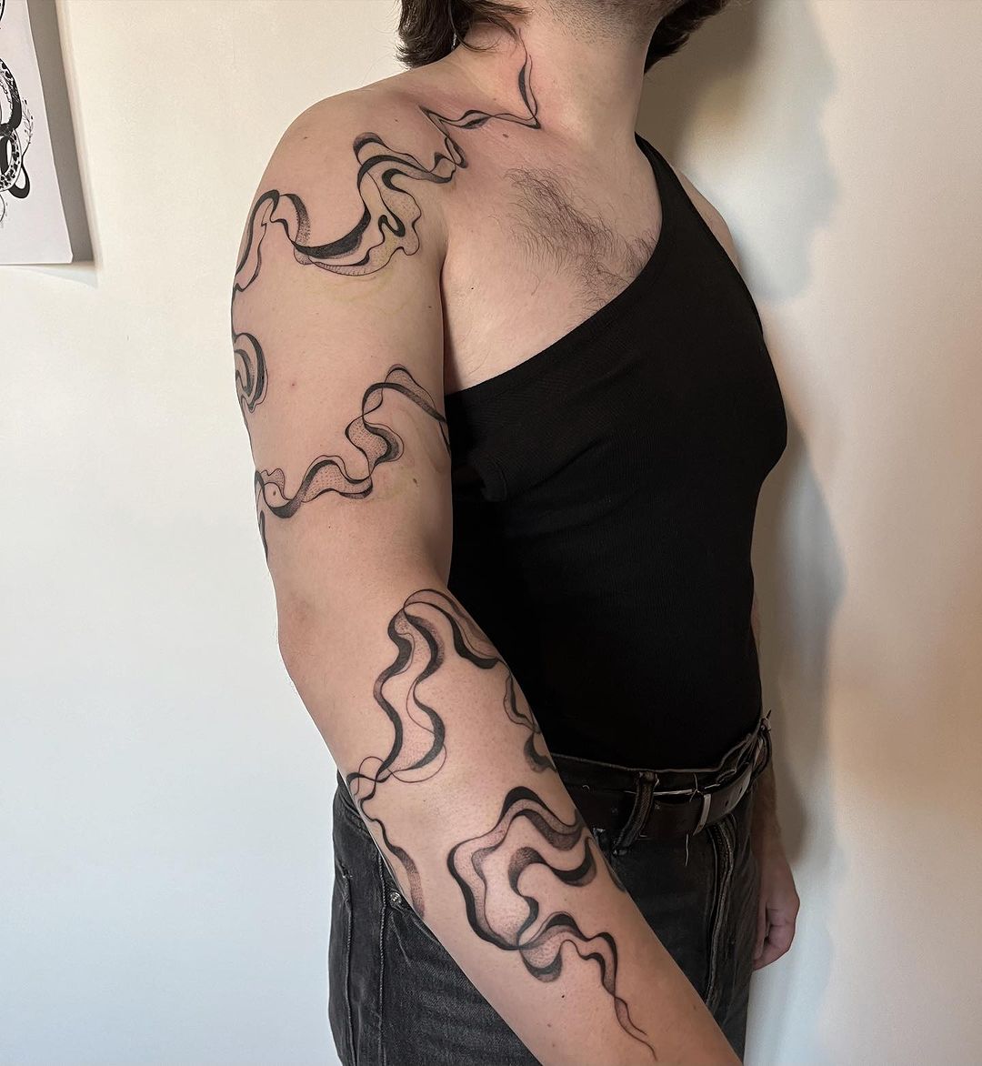 Tatouage par Elise Lansoy