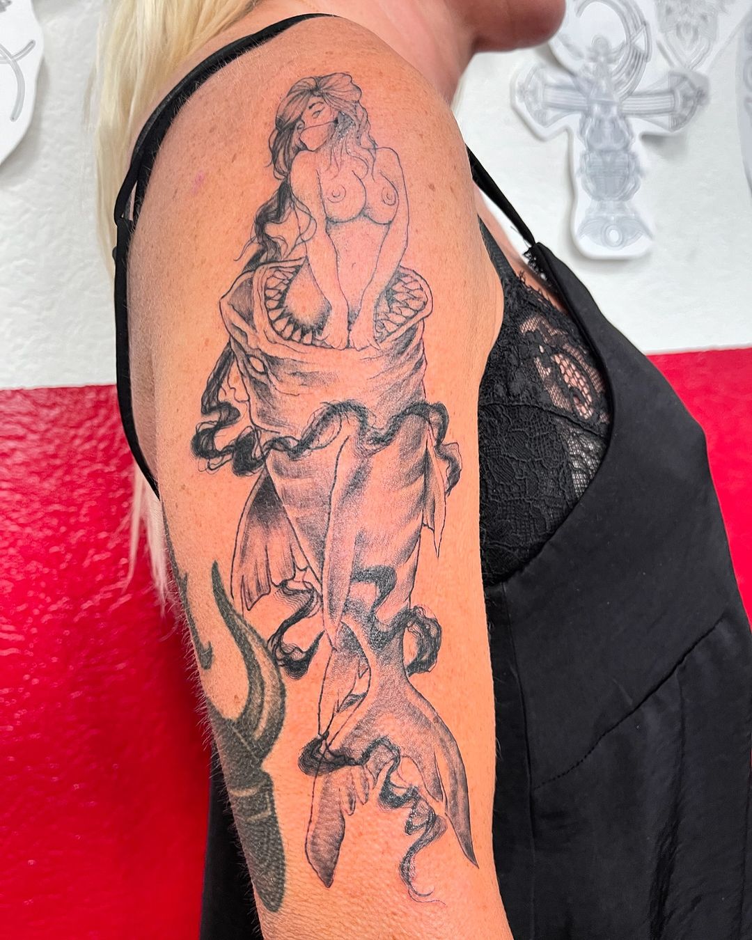 Tatouage par Damien Solkey Marine