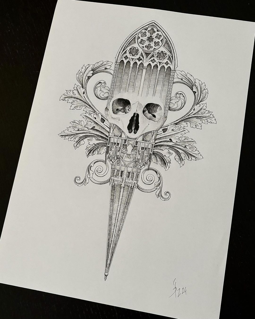 Tatouage par Gael Bon