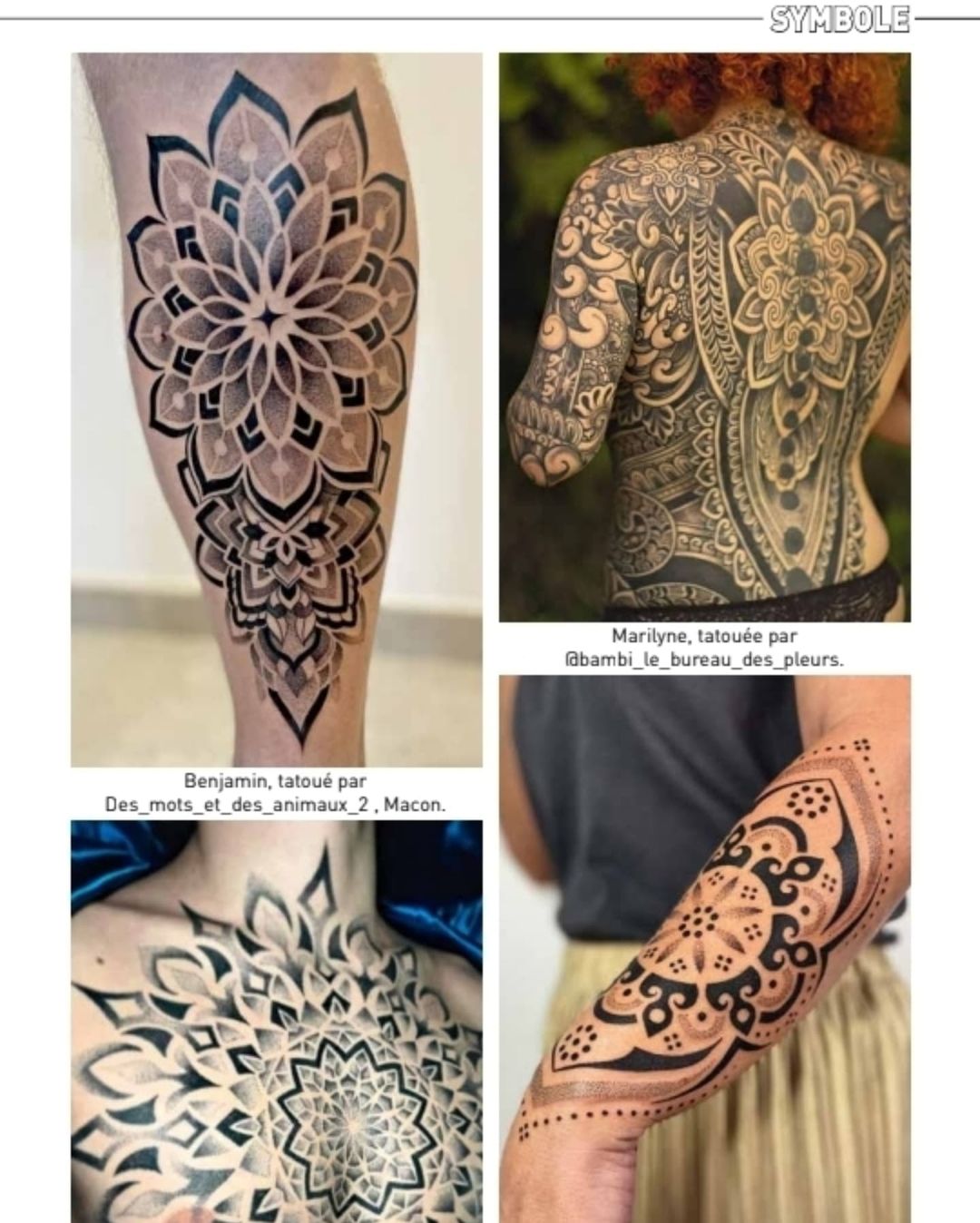 Portfolio de Tatouage Magazine