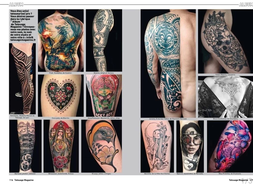 Portfolio de Tatouage Magazine