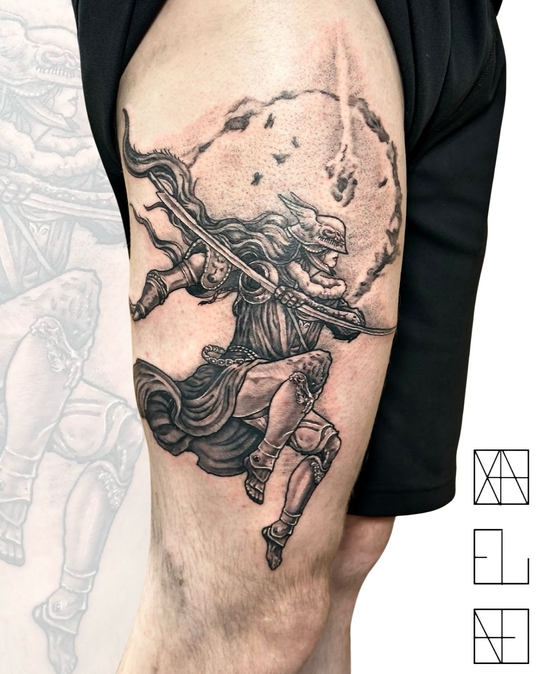 Tatouage par Mauricio Elreno