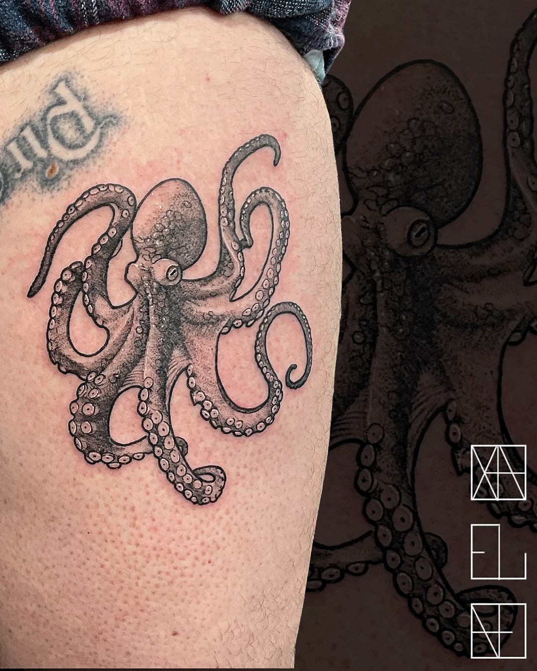 Tatouage par Mauricio Elreno