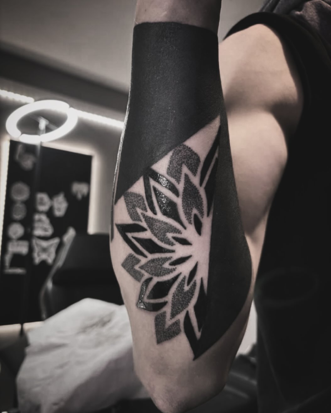 Travail de Asylum District Tattoo