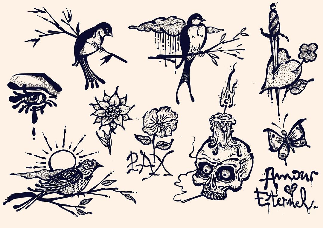 Tatouage par Aimé Pamal