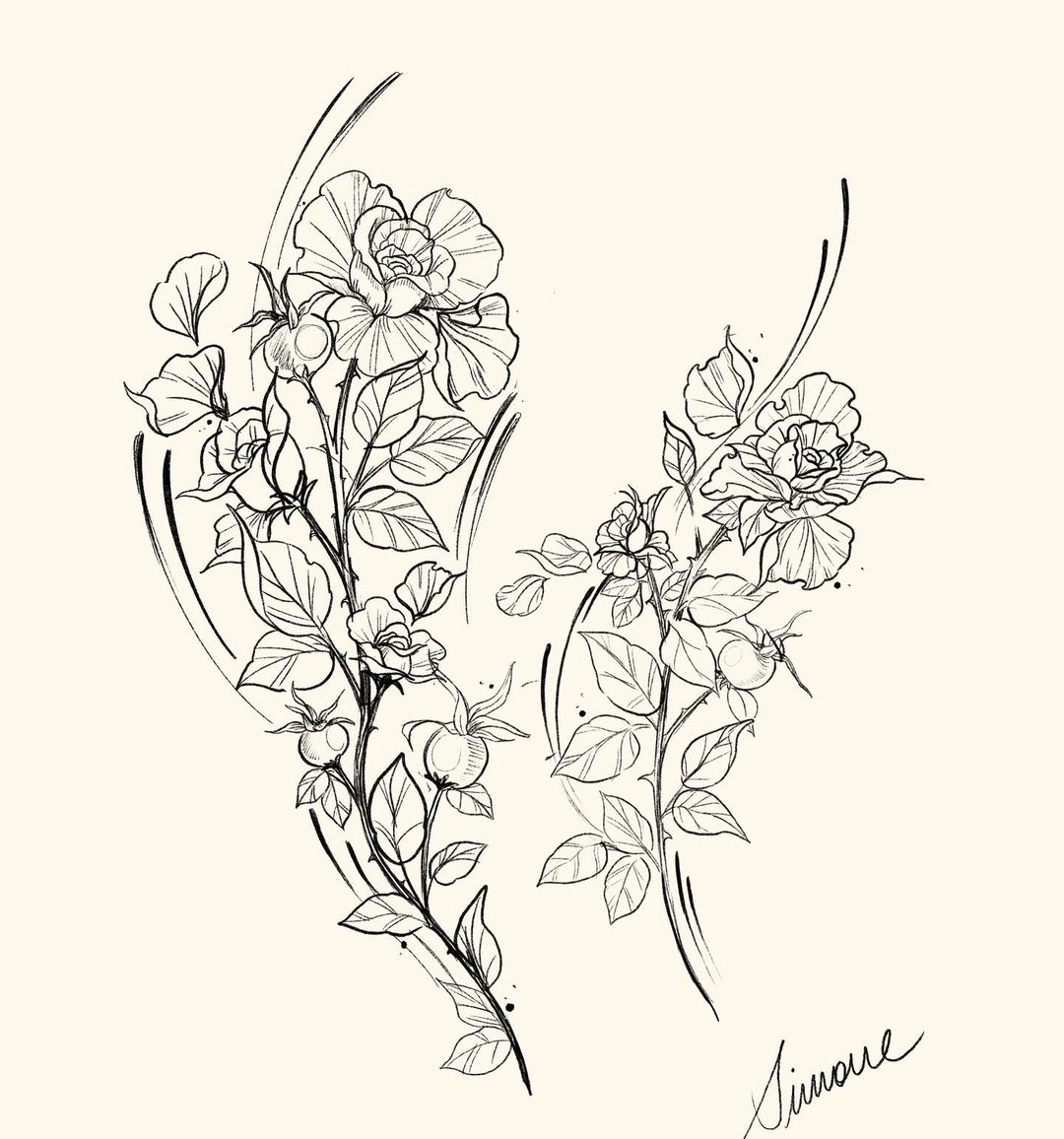 Tatouage par Σimone