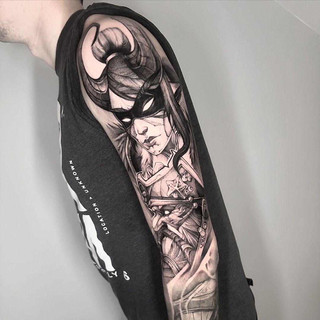 Travail de Babook Tattoo