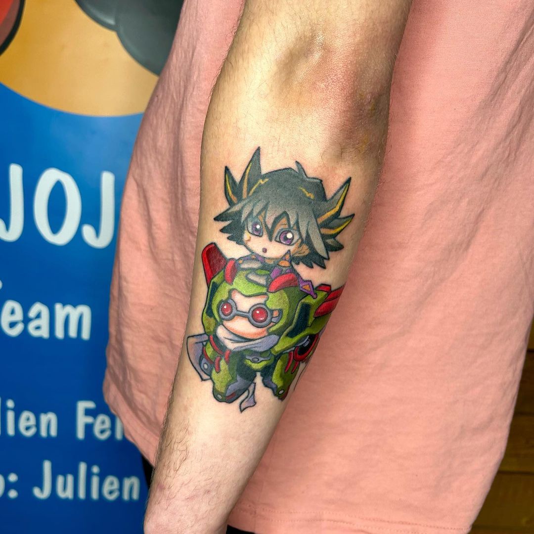 Travail de Julien Felt Tattoo