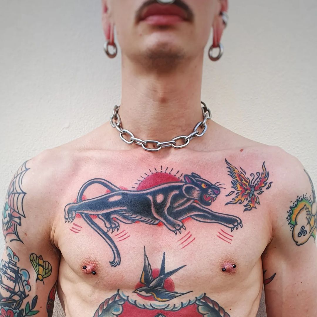 Tatouage par Simon G. No Pain Just Fun
