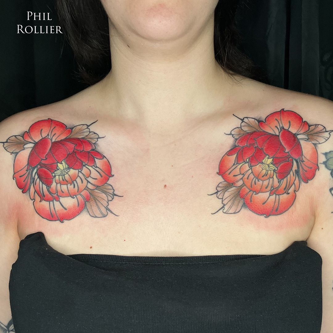Travail de Phil Rollier Tattoo