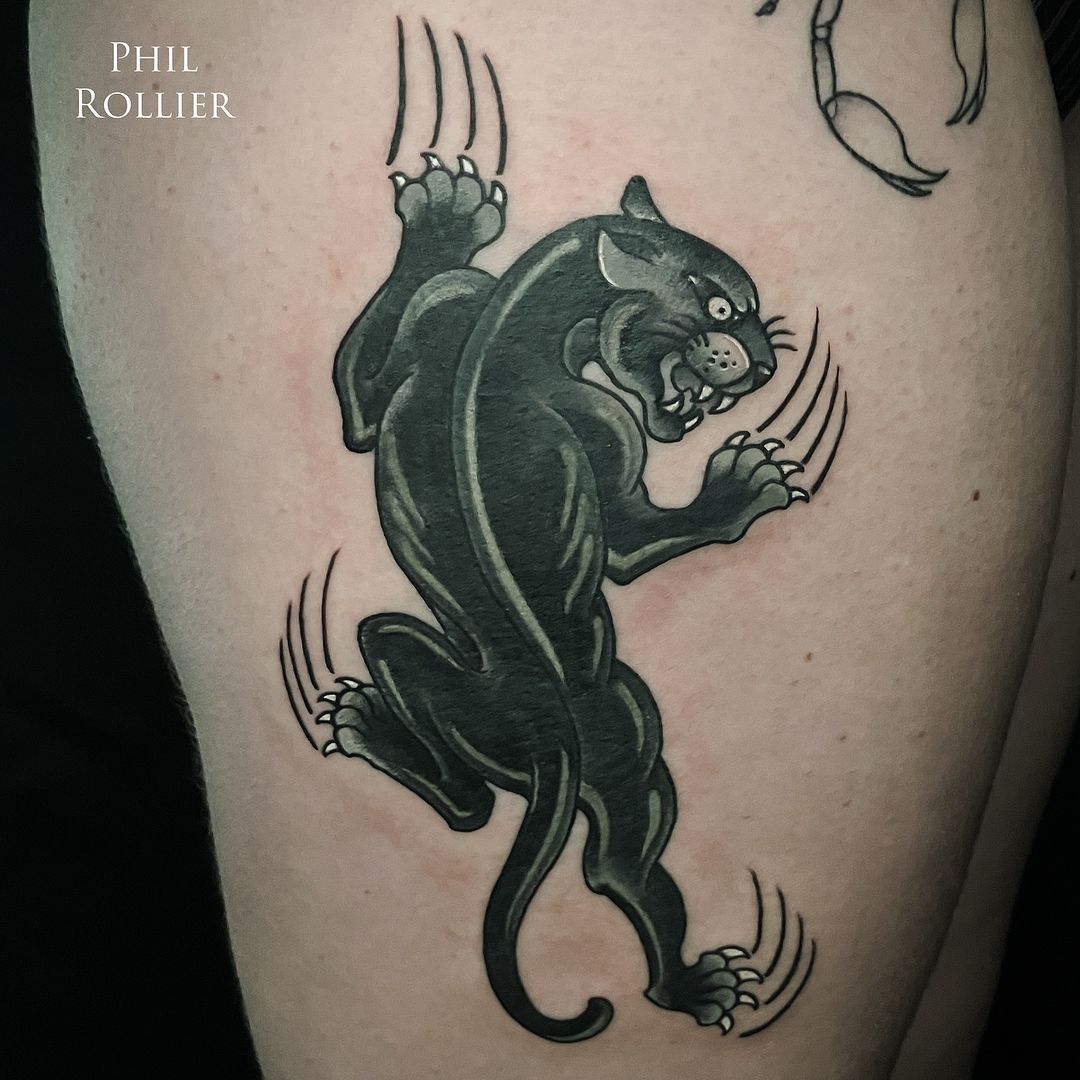 Travail de Phil Rollier Tattoo