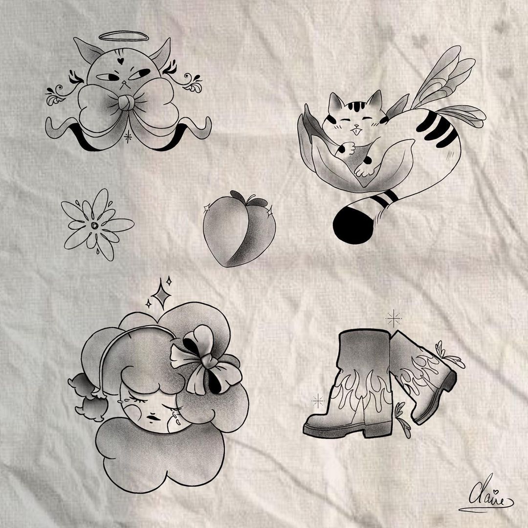 Portfolio de Claire - Apprentie Tattoo