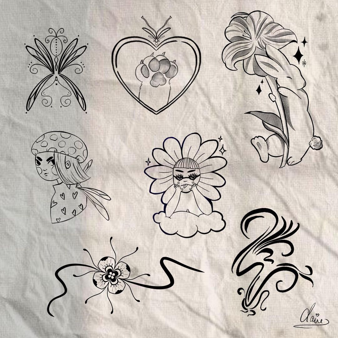Portfolio de Claire - Apprentie Tattoo