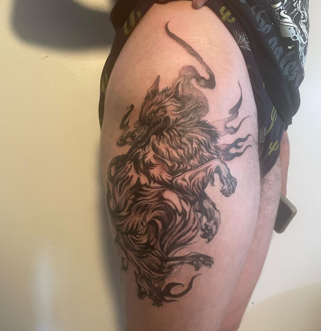 Tatouage par Morgane Journoux
