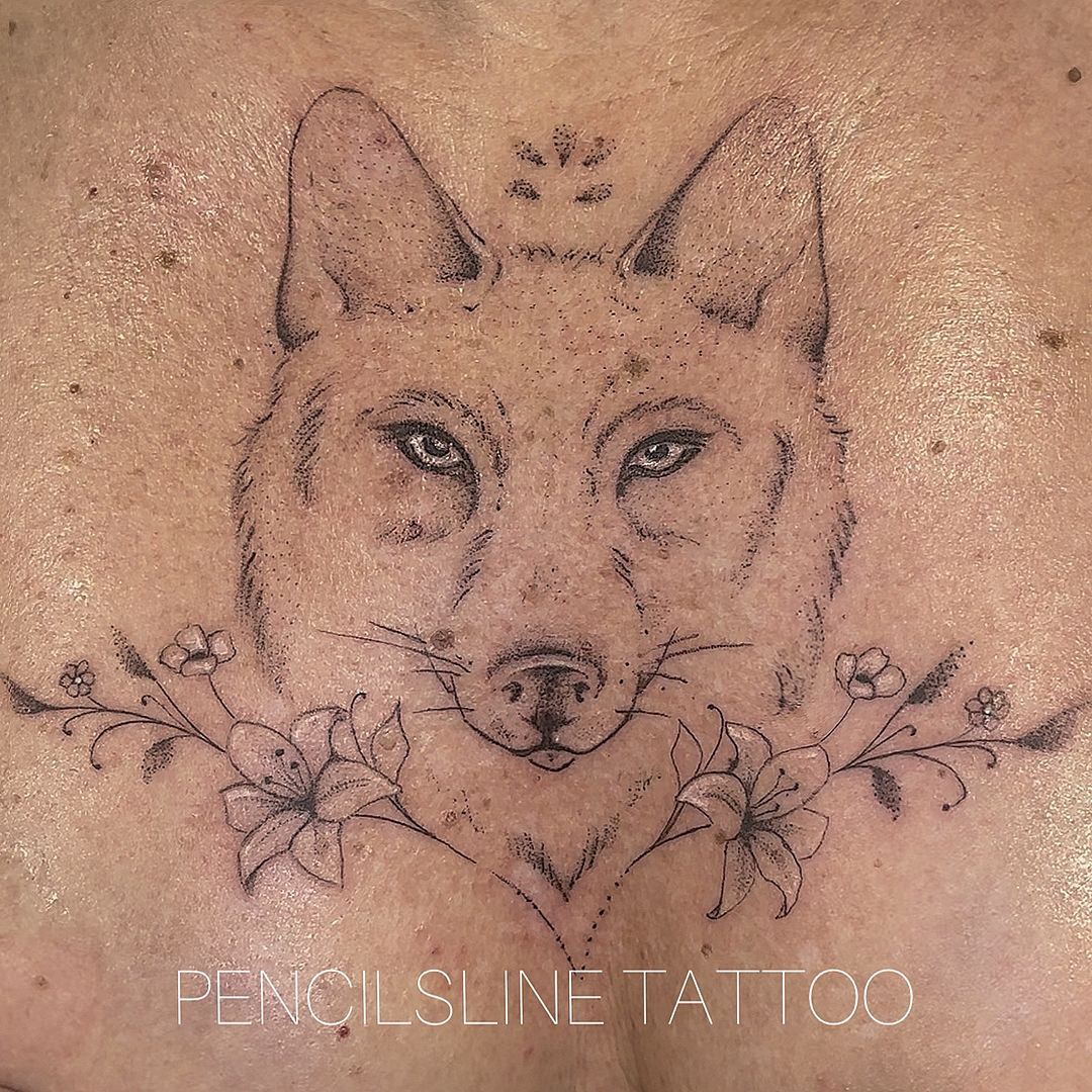 Tatouage par Alexandra Langlois -Pencilsline Tattoo