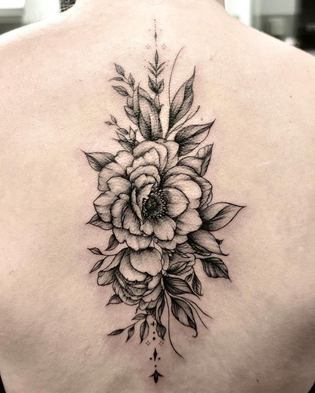 Tatouage par Mathieu Dougados