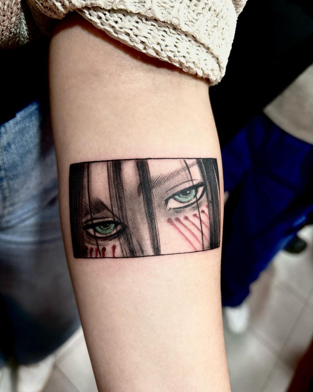 Tatouage par Mathieu Dougados
