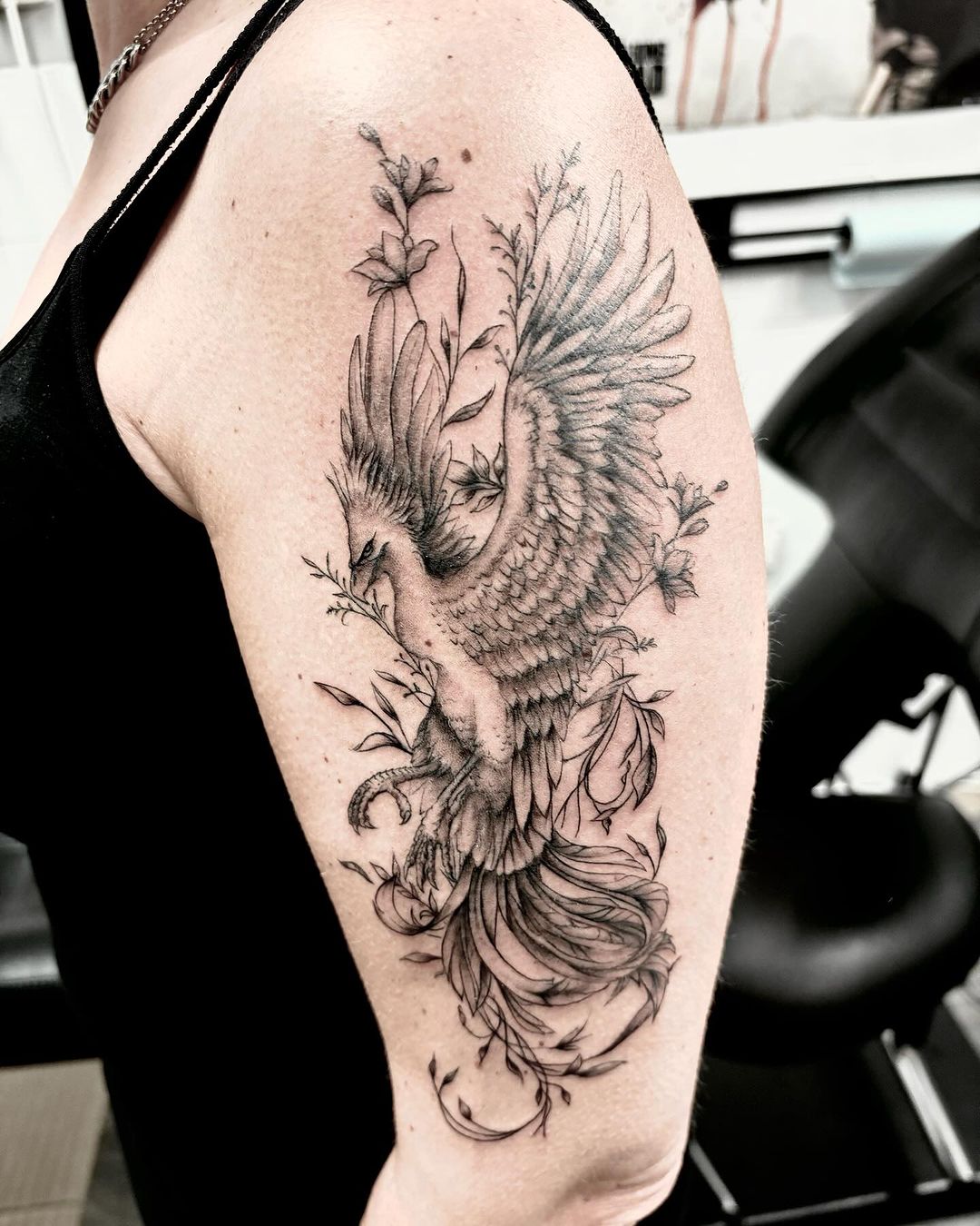 Tatouage par Mathieu Dougados