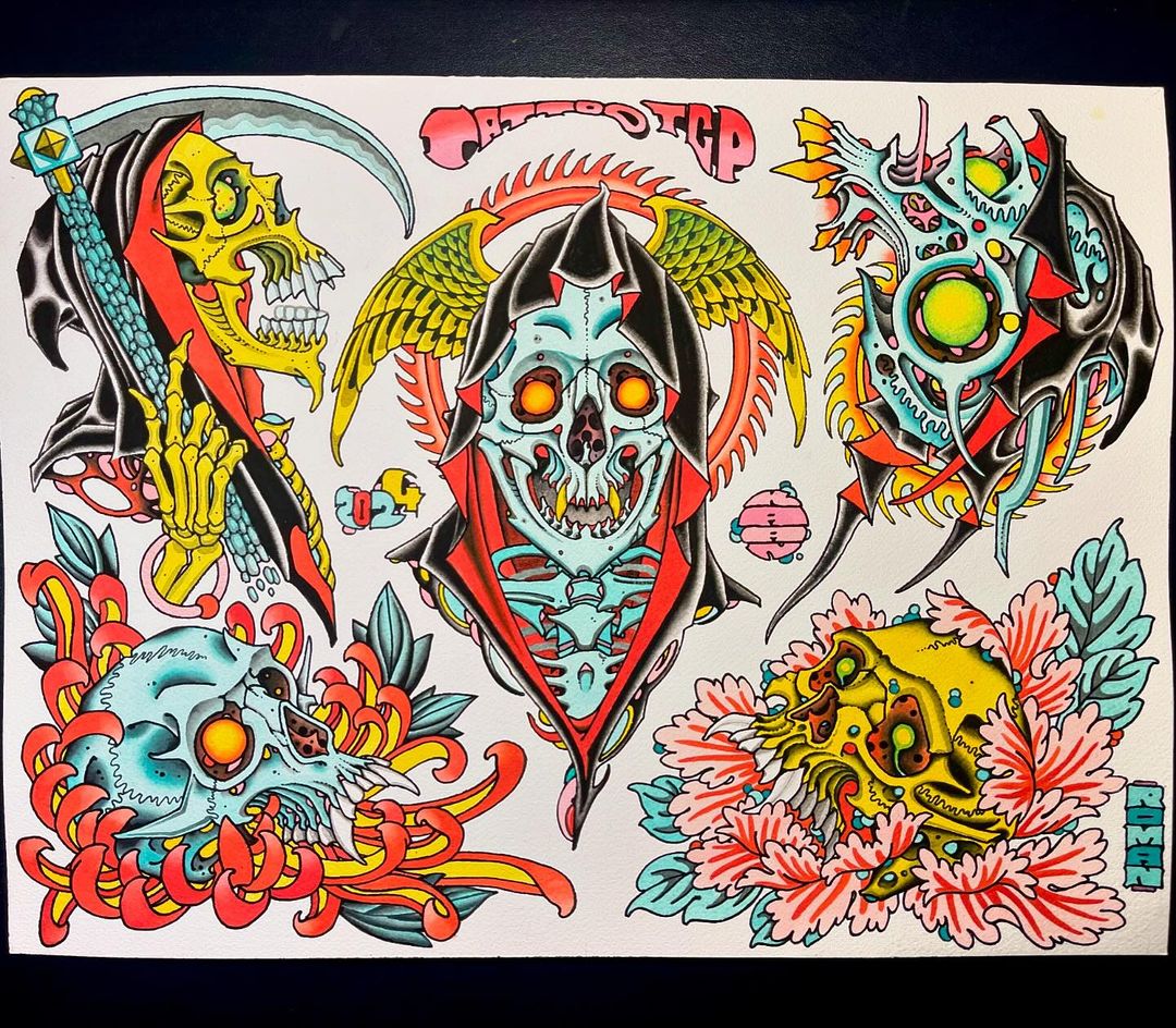 Tatouage par Roman Kaan