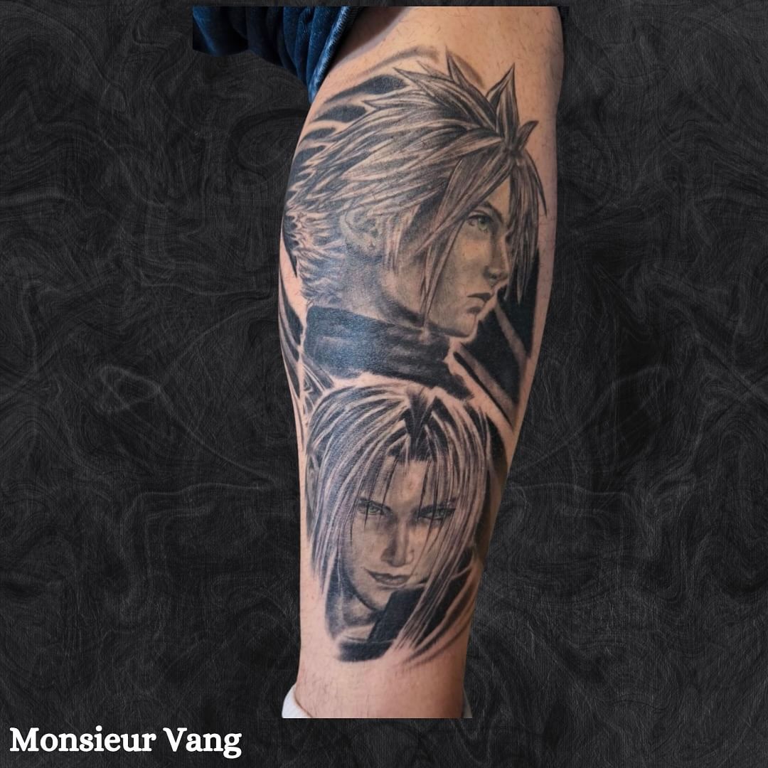 Tatouage par Sumiart.Tattoo Tattoo Japonais Manga Ornemental Blackwork