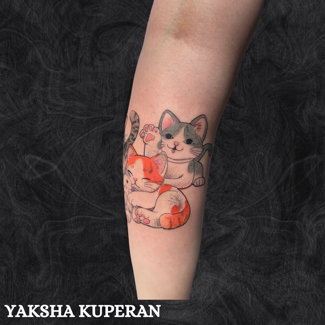 Portfolio de Sumiart.Tattoo Tattoo Japonais Manga Ornemental Blackwork