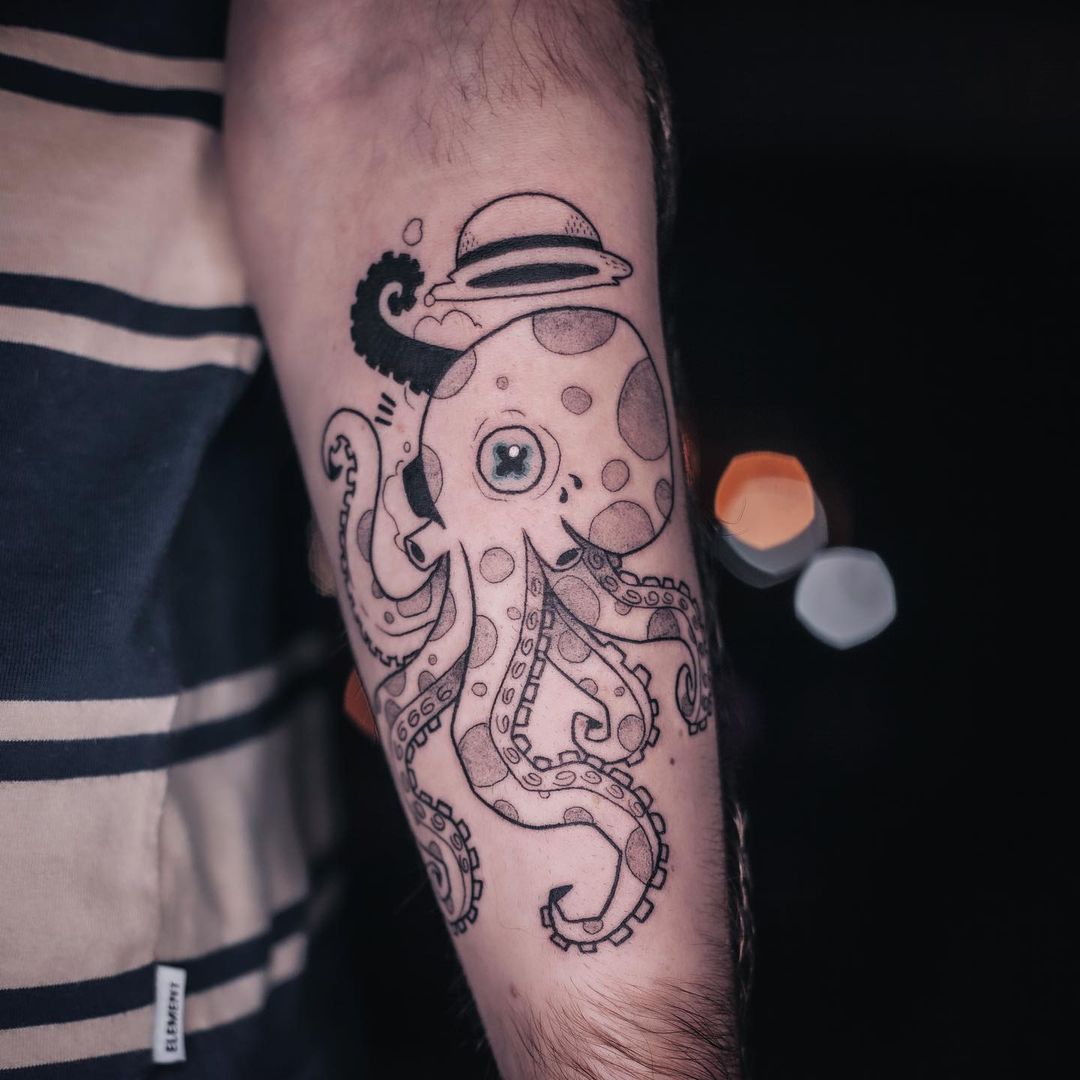 Tatouage par Joaquim Pied Bouche