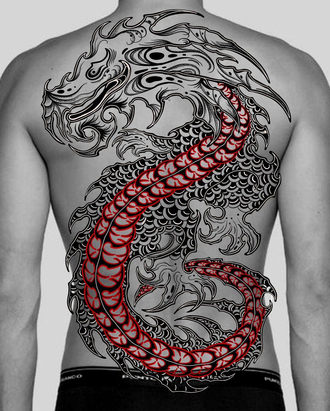 Tatouage par Abstract BLACK FREE HAND