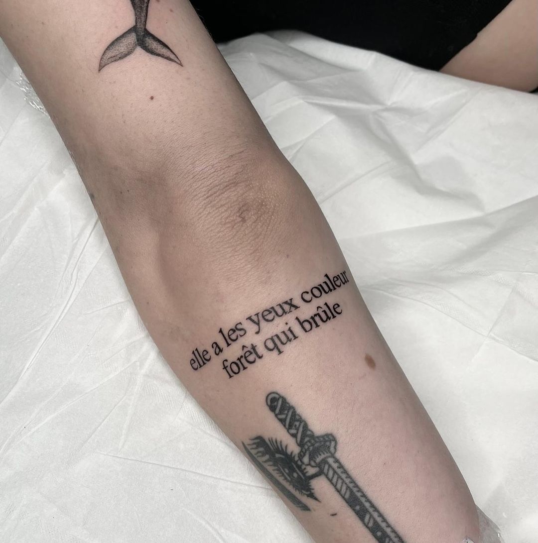 Portfolio de Tatouage Minimaliste Sur Toulouse