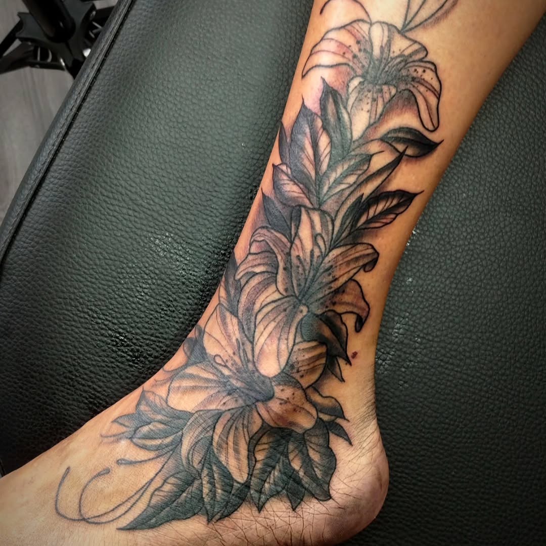 Tatouage par Olivia Moreau
