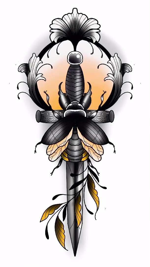 Tatouage par Olivia Moreau