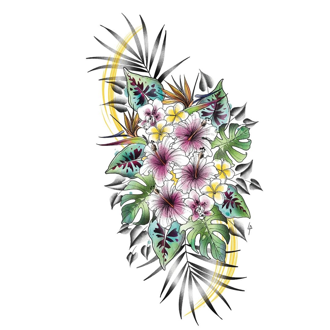 Tatouage par Lo Boverod - La Passoire - Tatoueuse - Guyane Française