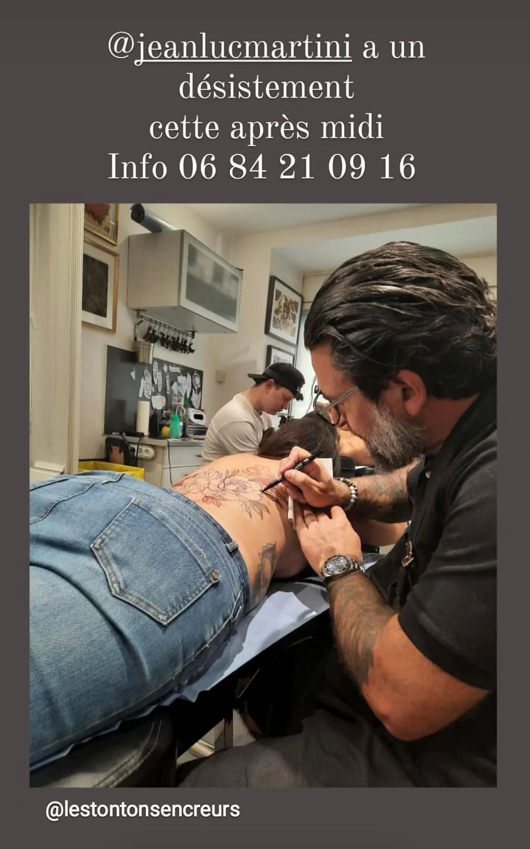 Tatouage par Jean-Luc Martini