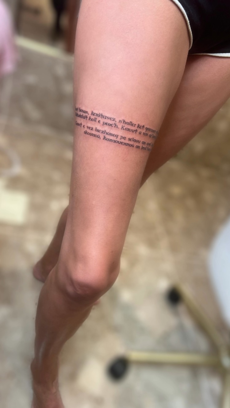 Tatouage par Séverine Javellot
