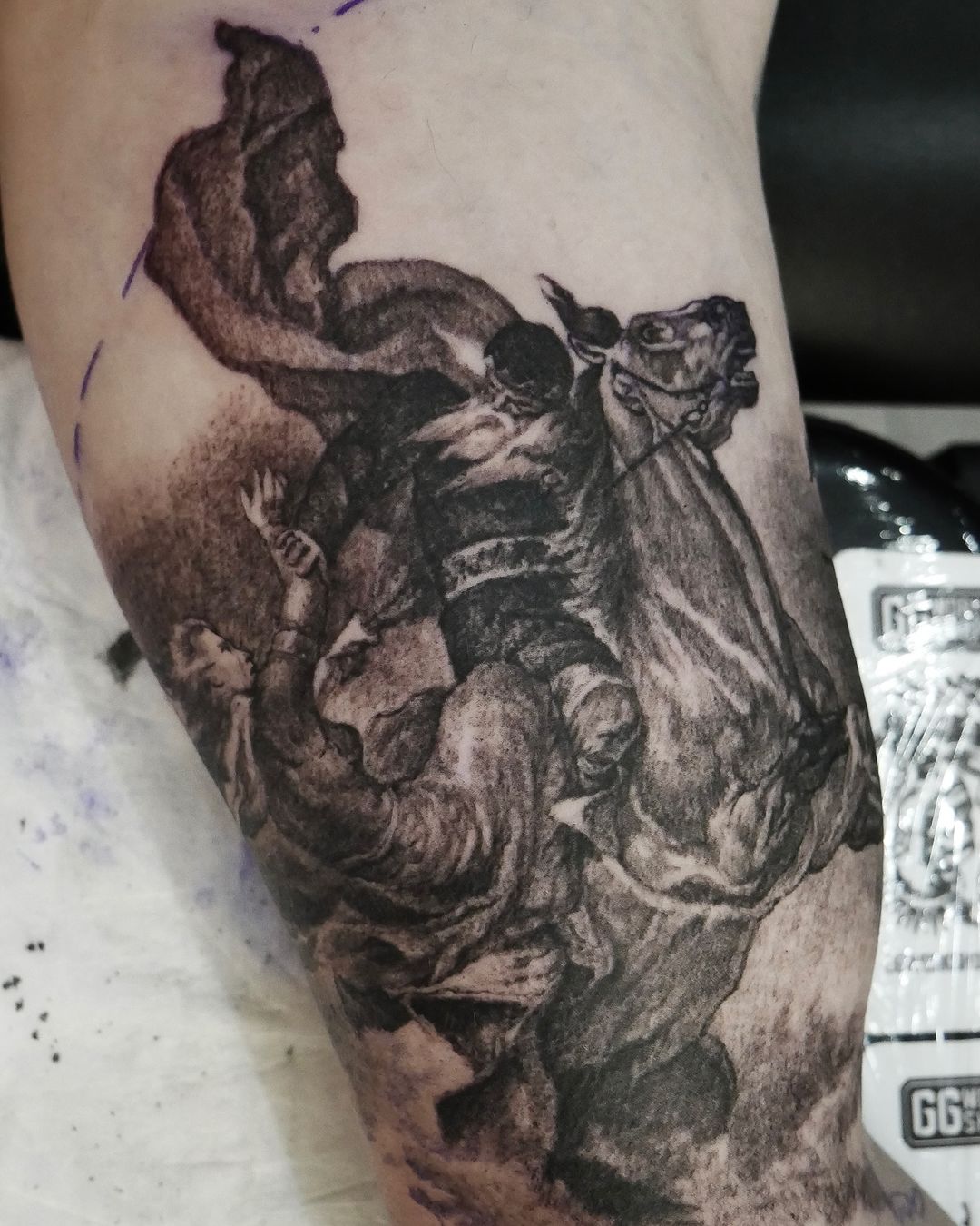 Tatouage par Brendan Le Damany