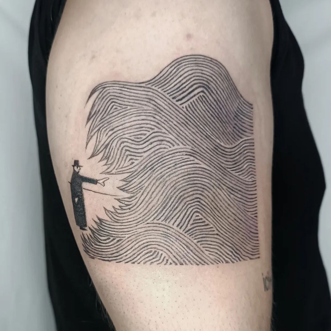 Tatouage par Sasha Banshee