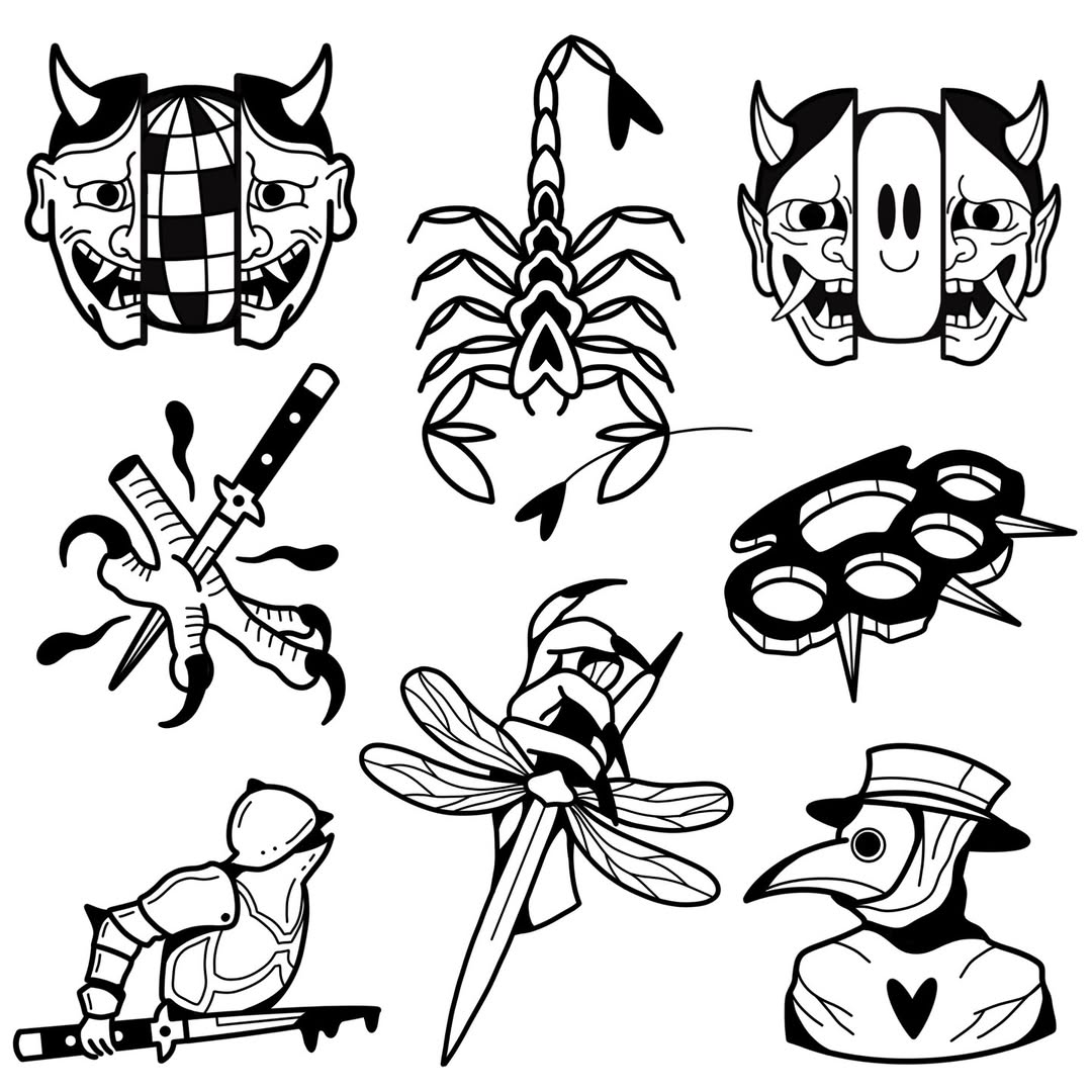 Travail de 2ter Tattoo CLUB