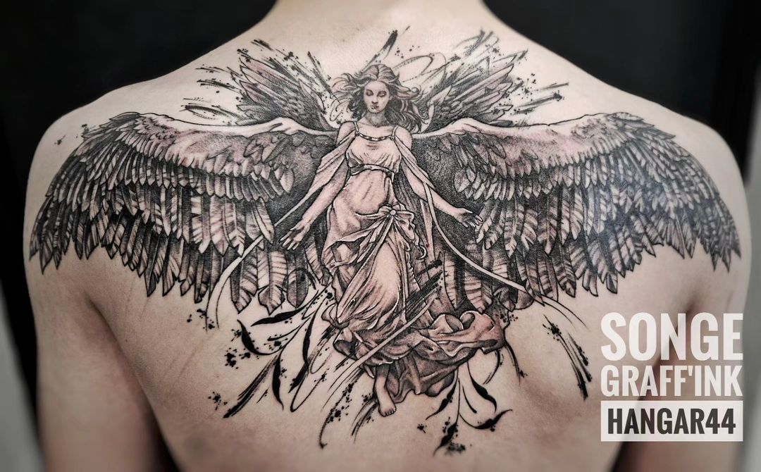 Tatouage par Songe Graff'ink Hangar44