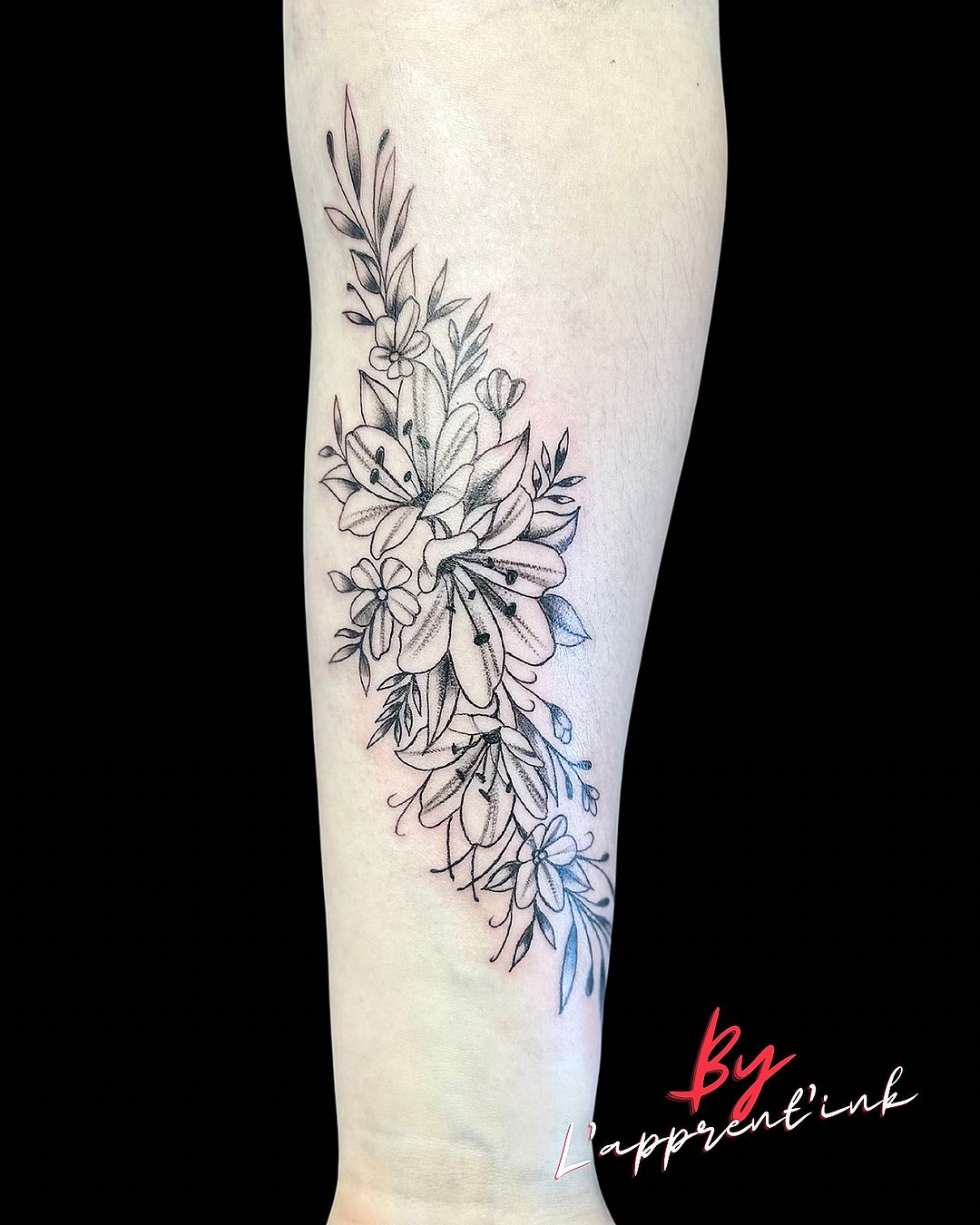 Tatouage par l'Apprent'ink Black-Art-Tattoo Galeriebat.FR