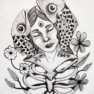 La Vilaine FILLE Tattoo Et Illustrations