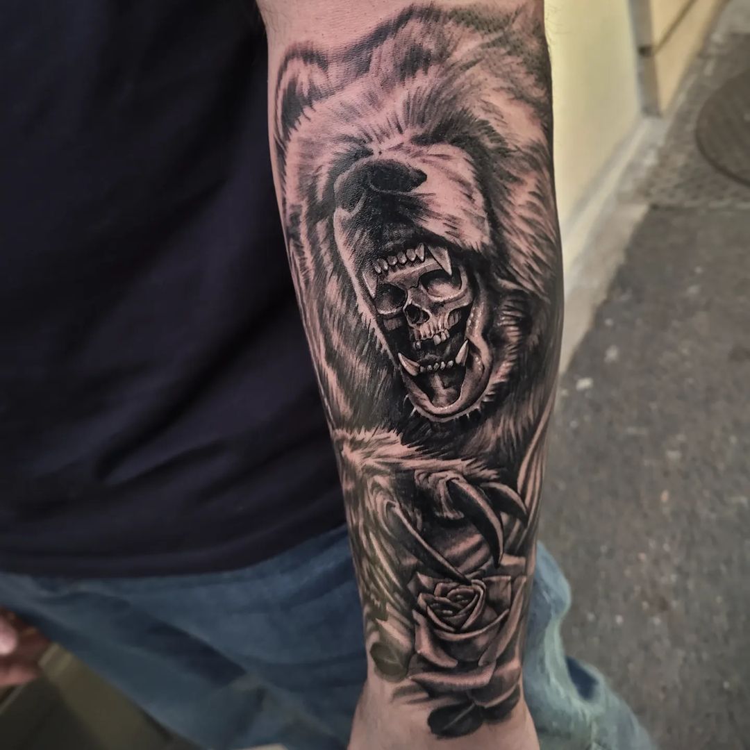 Tatouage par Ludwig-King Peonidas