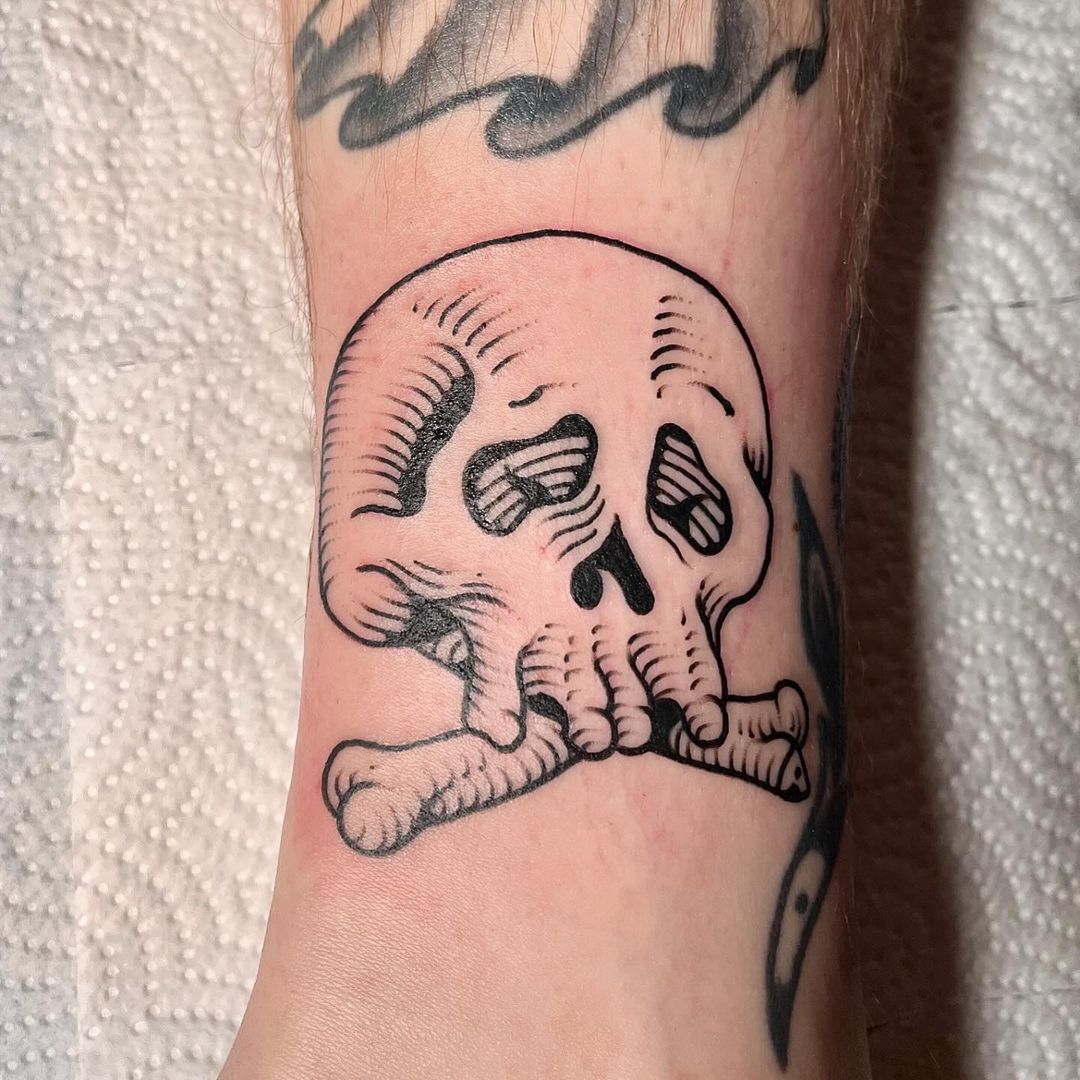 Tatouage par Casual BETON - Engraving Tattoo