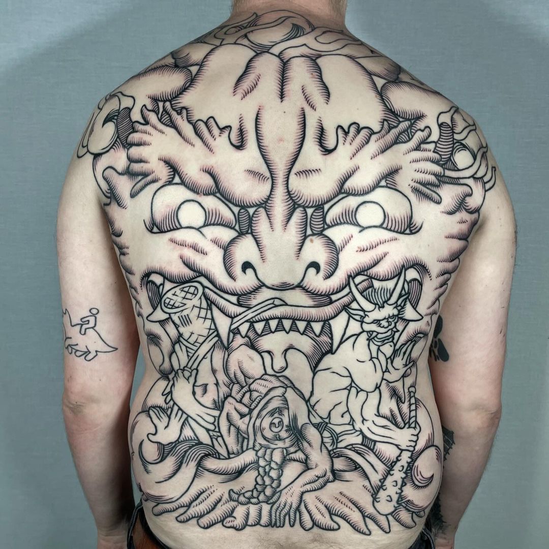 Portfolio de Casual BETON - Engraving Tattoo