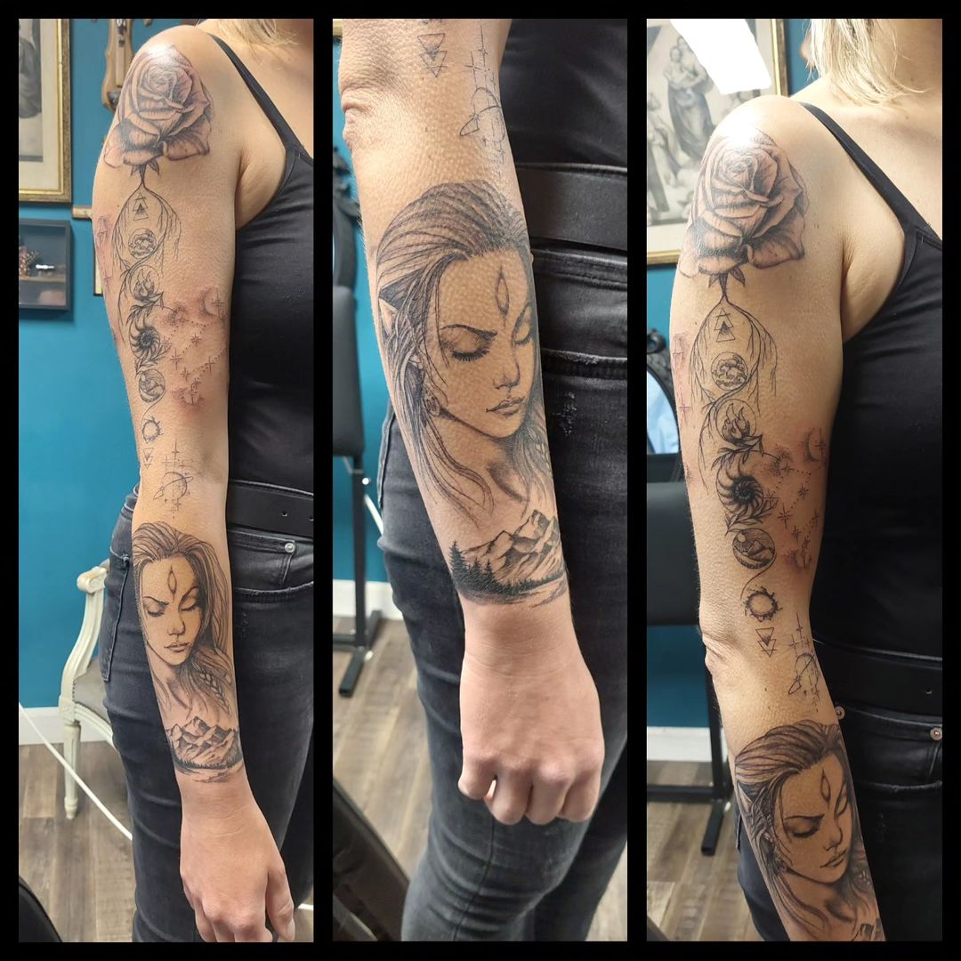 Tatouage par Nicolas Marlier
